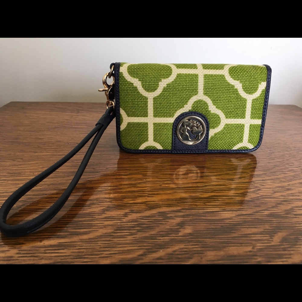 Spartina wallet - Green and Navy!
